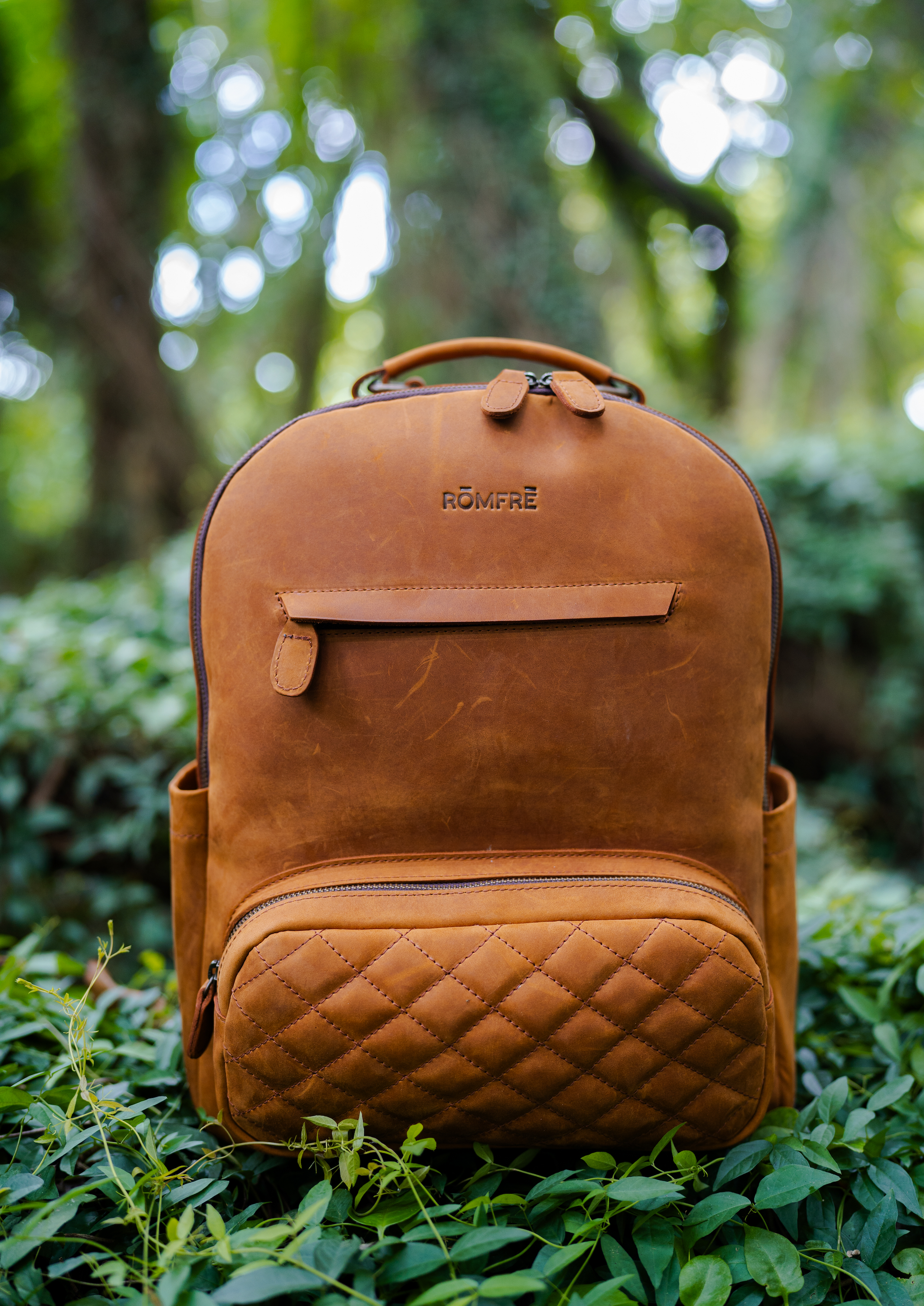 cognac faux leather backpack Best Leather Backpack for Travel › Buy Leather Backpack Laptop Bag – Rōmfrē Travel Co