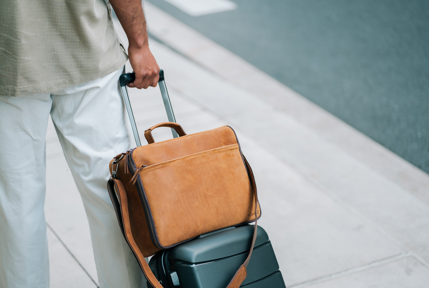 Leather CPAP Travel Bag