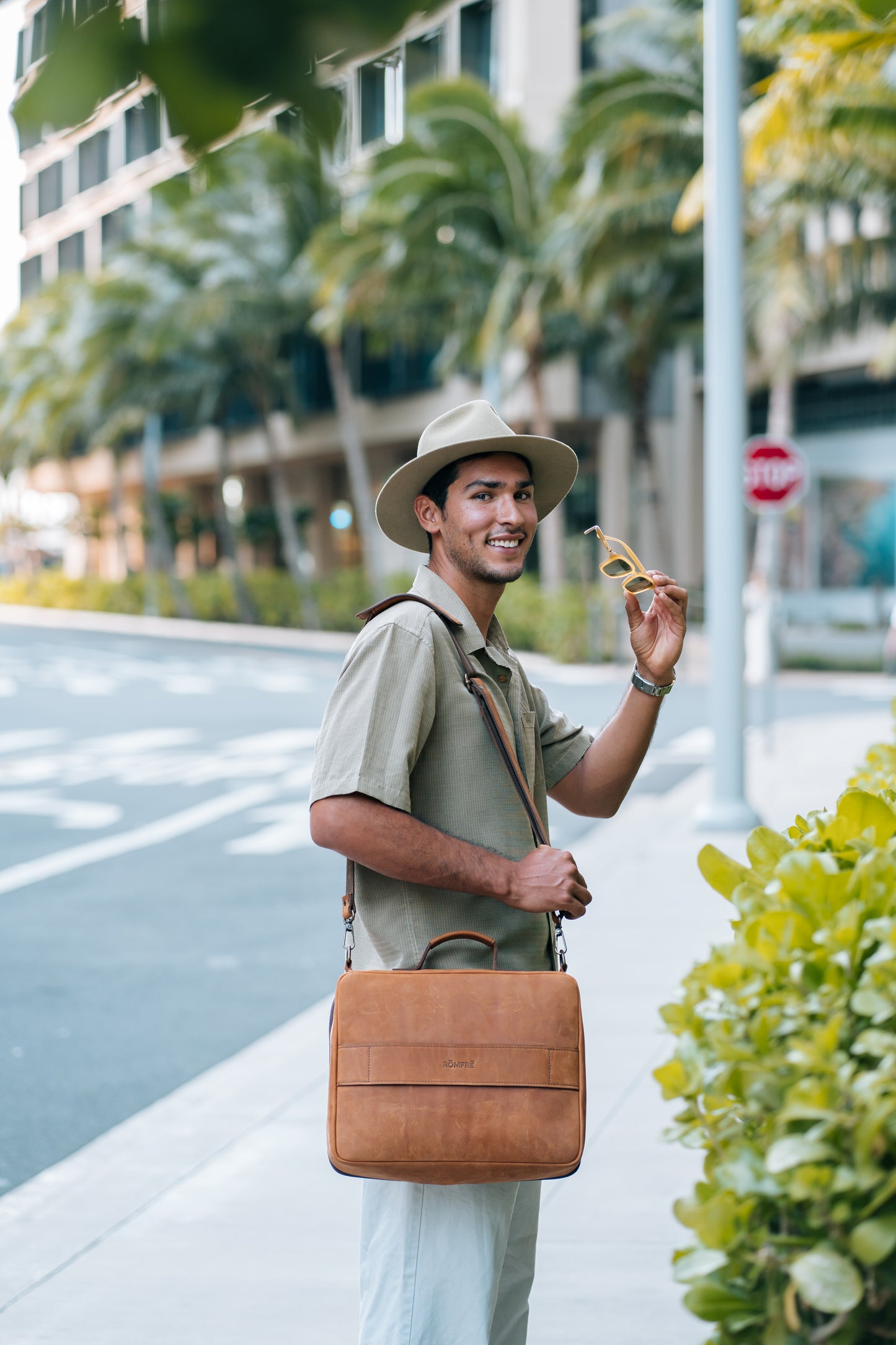 Leather CPAP Travel Bag