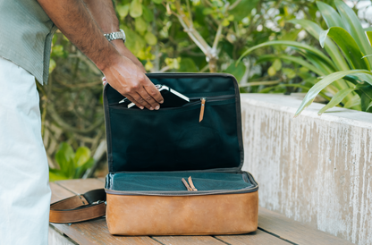 Leather CPAP Travel Bag