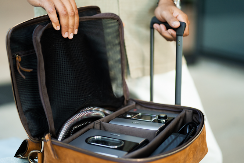 Leather CPAP Travel Bag