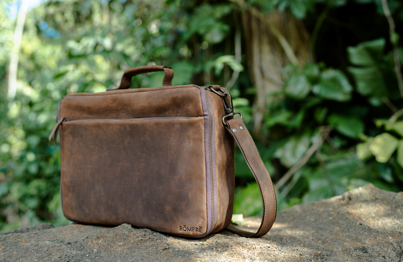 Leather CPAP Travel Bag