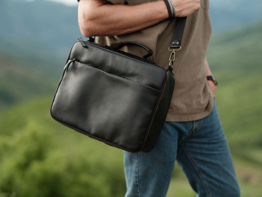Leather CPAP Travel Bag