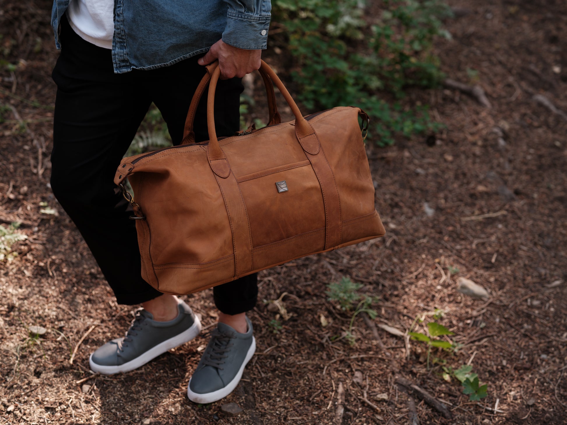 Rōmfrē Travel Co. Kona Weekender Duffel Bag Saddle