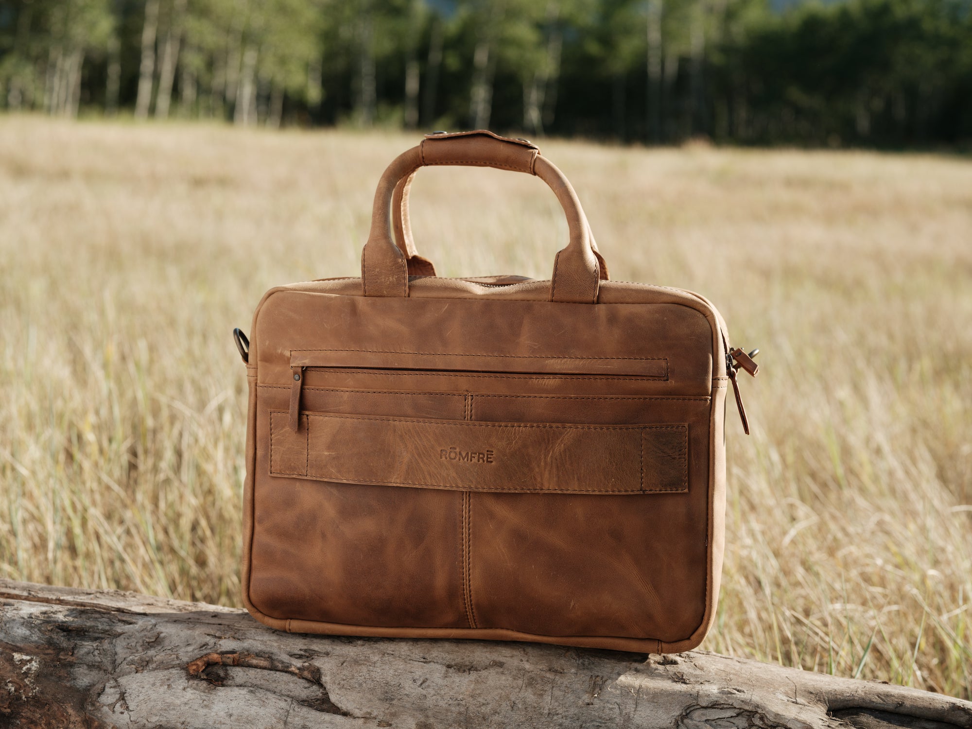 Leather Pilot Bag – Rōmfrē Travel Co.