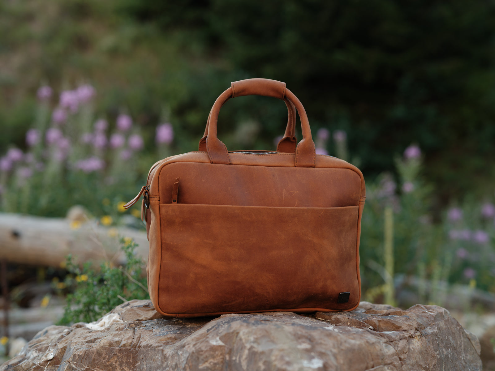 leather sling laptop bags