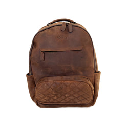 Clearance - EDC Leather Backpack - Cocoa