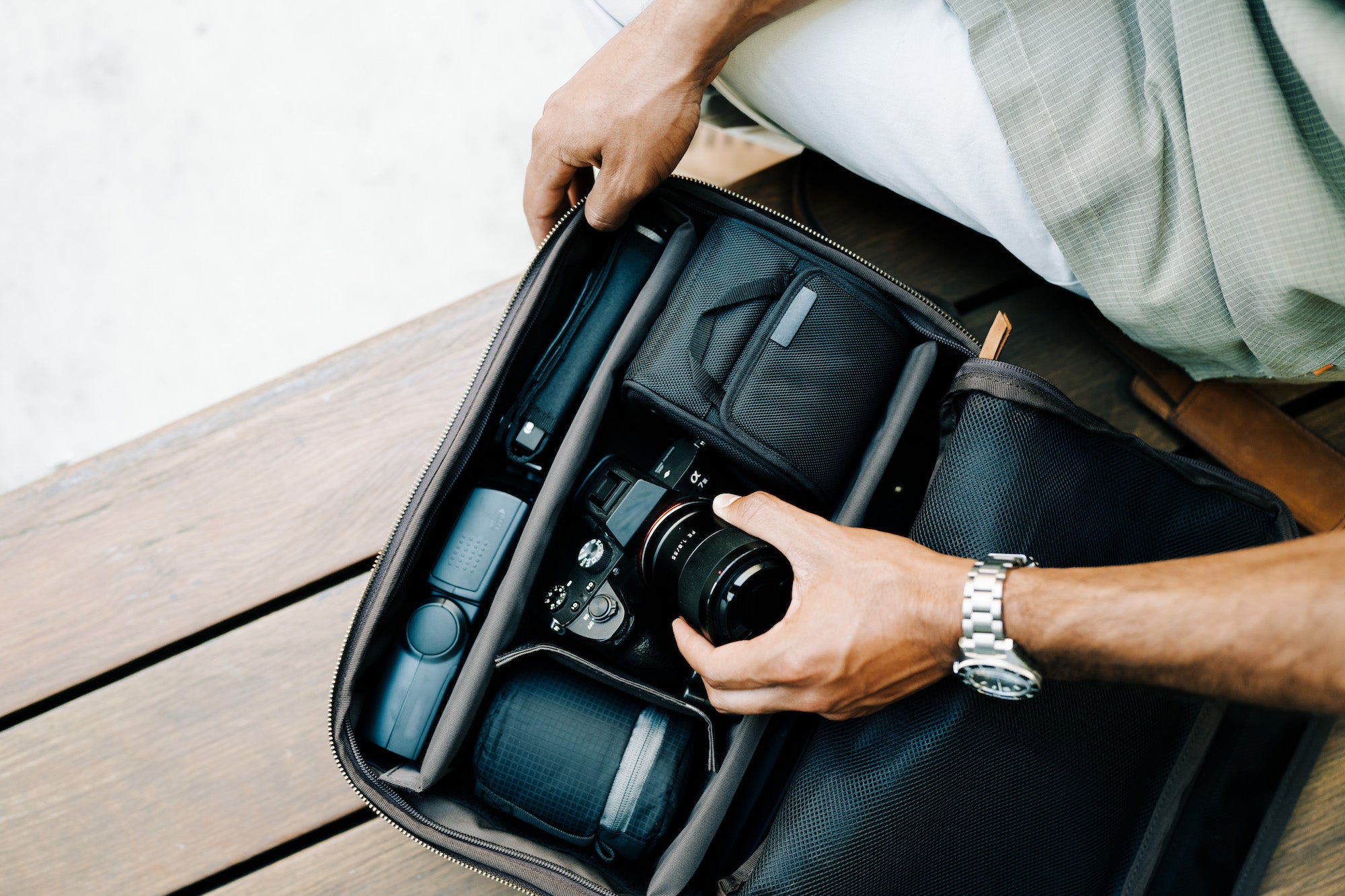 Best Leather Camera Travel Bags › Hilo Camera Travel Bag – Rōmfrē