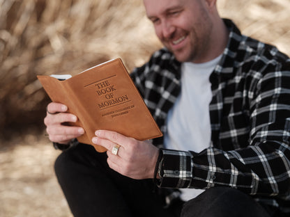 Leather Book of Mormon - Hard Cover