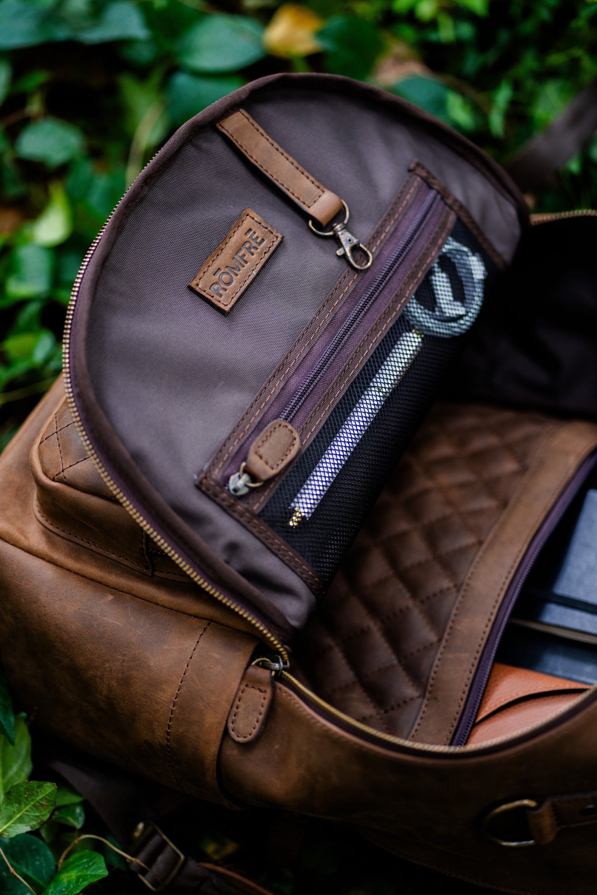Best Leather Backpack for Travel › Buy Leather Backpack Laptop Bag – Rōmfrē Travel Co