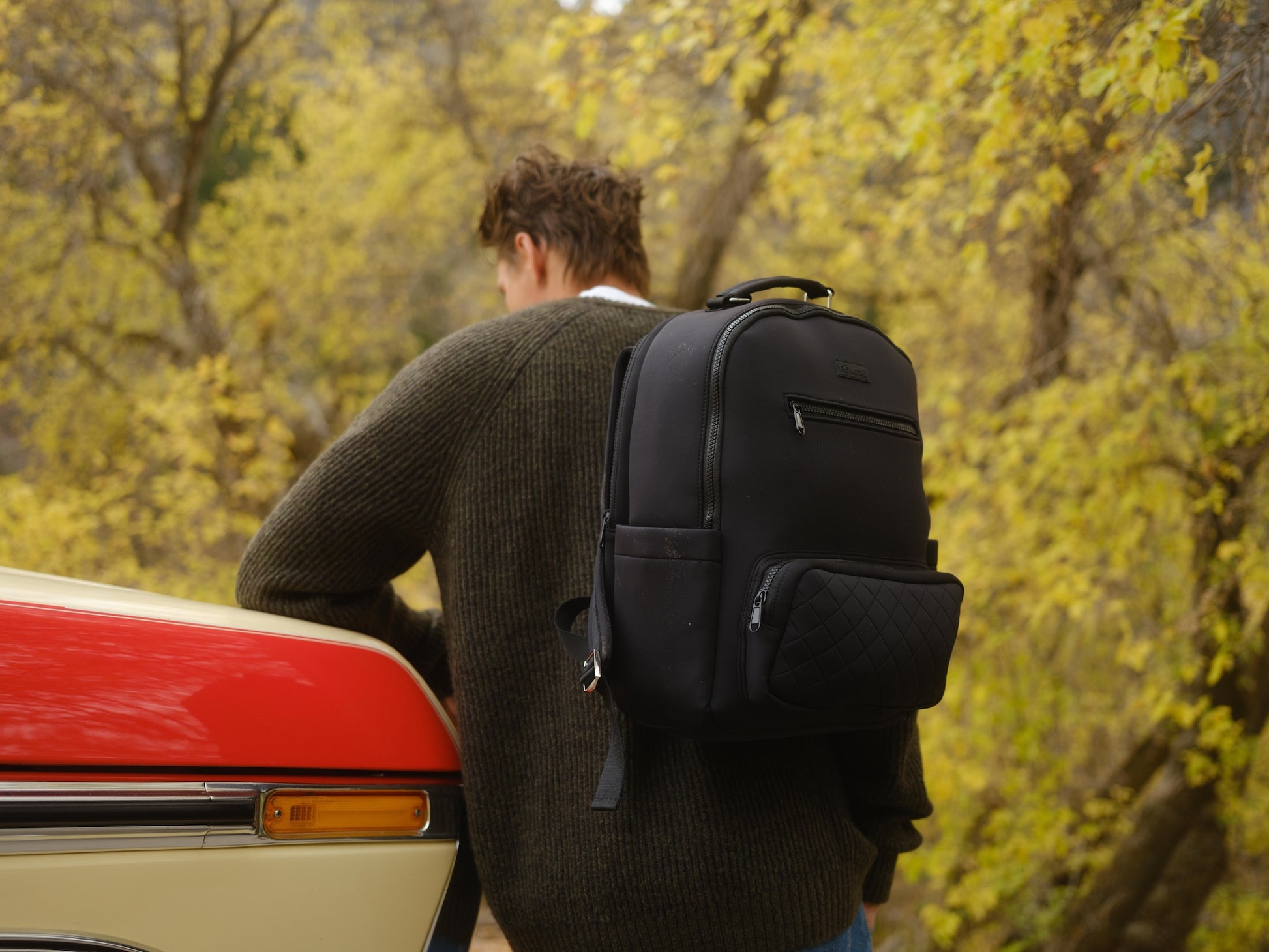 built neoprene laptop backpack My Petite Backpack+Laptop Sleeve | Made in San Francisco Neoprene