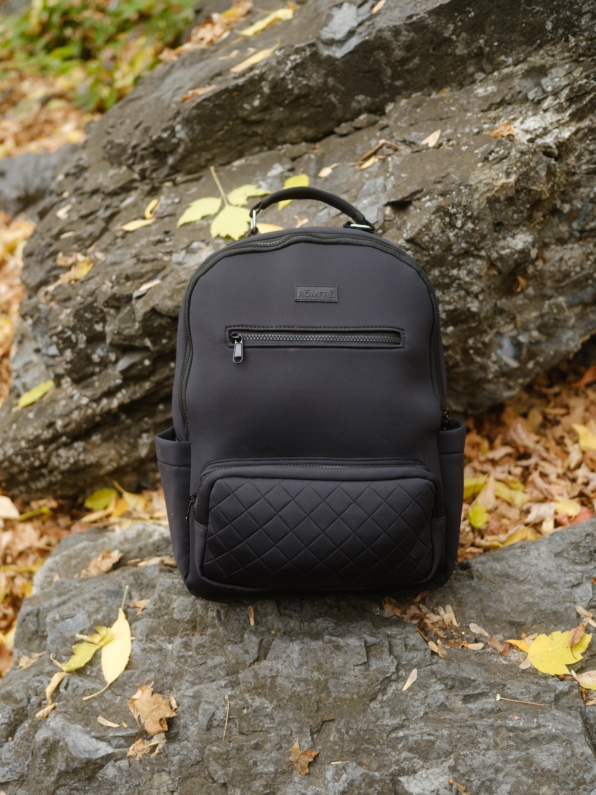 built neoprene laptop backpack Roam Līte™ Neoprene Backpack – Rōmfrē Travel Co